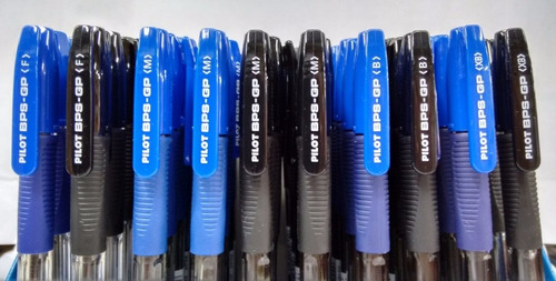 Bolígrafo Pilot Bps Gp 0.7 1.0 1.2 1.6 Mm X 4 Unidades Tinta Azul/negro