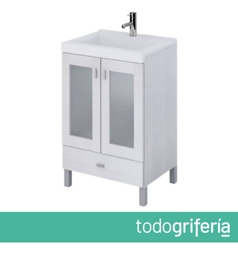 Vanitory De Pie Schneider Terra Vetro Con Mesada 1 Agujero