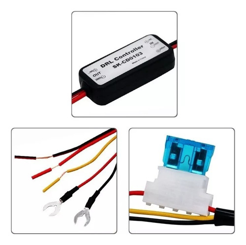Controlador Drl Para Auto Encendido Luz Led Diurnas 12-18v