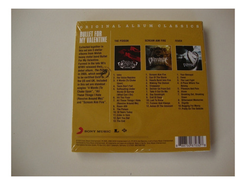 Caja de 3 discos - Bullet For My Valentine - Importado, Lacrado