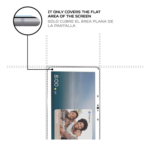 Protector Mica Pantalla Para Google Nest Hub Max