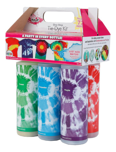 Kit Tulip One-step Tie-dye Block Party, 16 Onzas, 6 Unidades