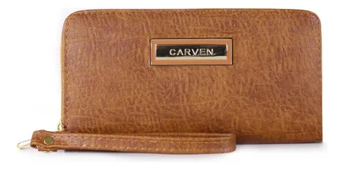 Billetera Para Mujer Carven Billetera De Mujer Camelia Camel