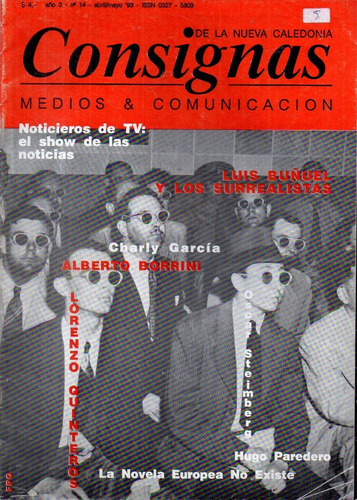 Revista Consignas 14 Medios Y Comunicacion Abril Mayo 1993