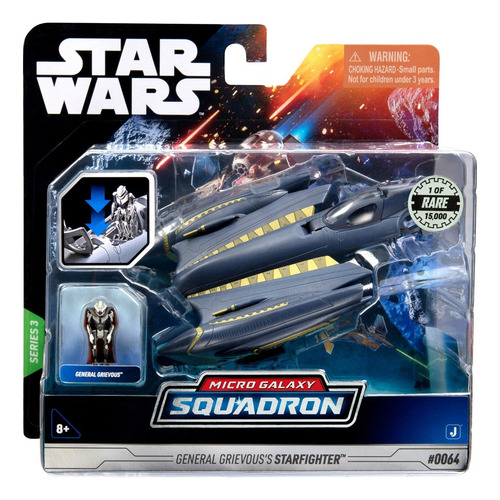 Imagen 1 de 3 de Nave General Grievous Starfighter Star Wars Micro Galaxy