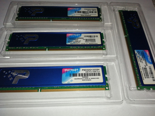 Memorias Rams Para Pc Ddr3 8gb 1333mhz , Patriot Set. X4