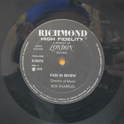 Lp Pass In Review Production Directed By Bob Sharples Dc17