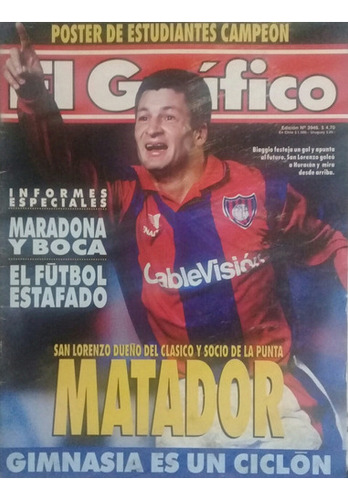El Grafico 3946 Poster Estudiantes Campeon Nacional B