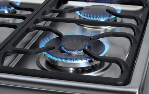Imagen 4 de 10 de Cocina A Gas Longvie 21501g 56cm Inox Grill Eléctrico