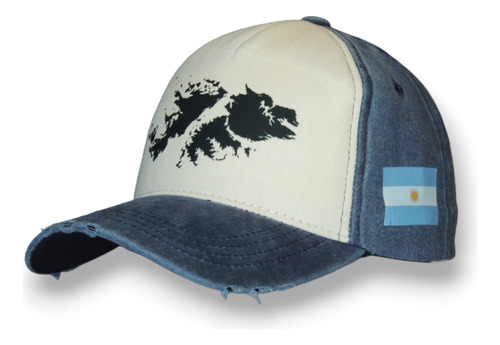 Gorras Cap Vintage Malvinas Bandera Argentina Gastadas Estam