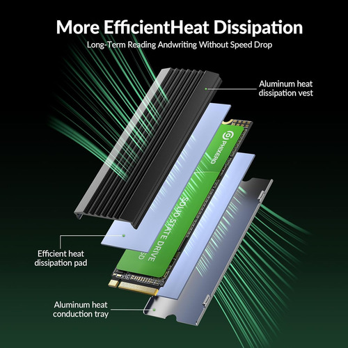 Ssd 512gb Nvme M.2 2280, Pcie Gen3x4, 1800 Mb/s Nand