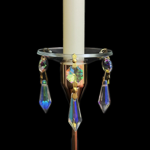 Conjunto De 2 Protectoras De Vidrio Para Velas De 7/8 Pulga