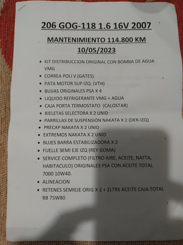 Peugeot 206 1.6 Xs Premium