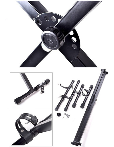 Imagen 3 de 6 de Soporte Stand Teclado, Base Resistente Metal Ajustable E10