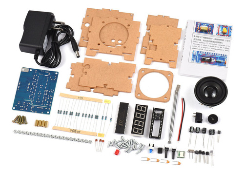 Led Digital Fm Radio Kit Diy Módulo De Radio Scm Fm Soldadur