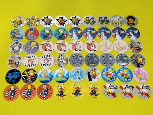 Tazos Los Simpsons Colección 2012 10 Tazos A Escoger X $300 (Usado)