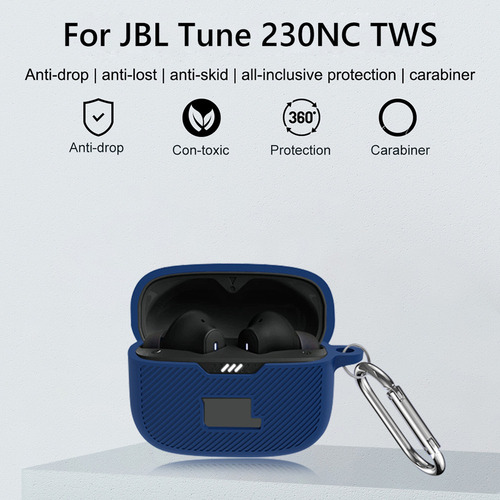 Nuevo Caja Protectora For Audífonos For Jbl Tune 230nc Tws