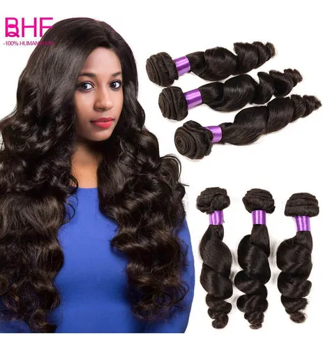 comprar  50cm Cabello Humano Virgen Brasileño De Onda Suelta De 100g