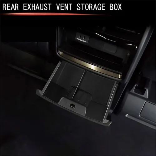 Caja De Almacenamiento Con Salida De Aire Trasera De Coche,