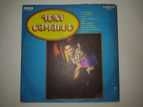 Lp Vinilo Disco Acetato Tony Camargo Tropical