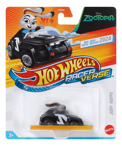 Hot Wheels Zootopia Racer Verse Judy Hopps Color Verde Lima