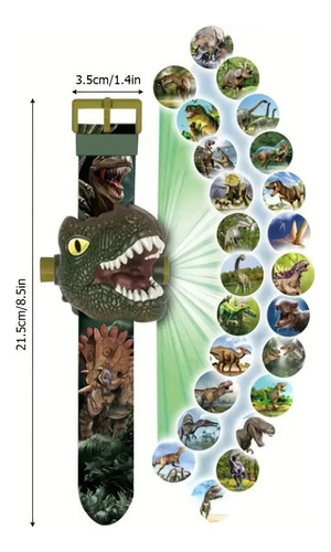 Reloj Proyector De Dinosaurios Divertido Luces Y Efectos