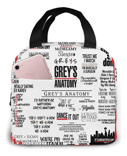 Bolsa De Almuerzo Grey's Anatomy, Talla Única