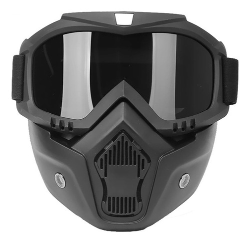 Protector Facial Para Gafas De Motocross Con Filtro Abierto