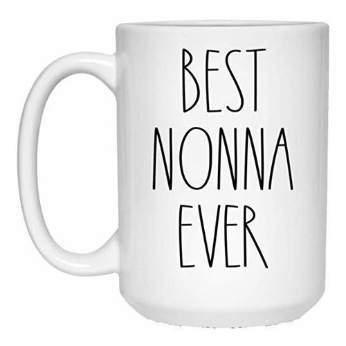 Best Nonna Ever Coffee Mug - Font Rae Dunn Inspired - Nonna 
