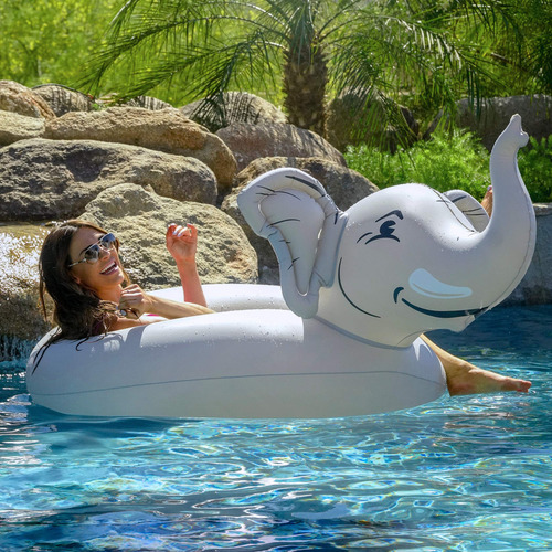 Elefante Flotador De Piscina Inflable Para Adultos Y Niños