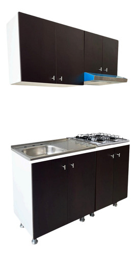 Cocina Integral Completa Con Campana, Parrilla Y Tarja