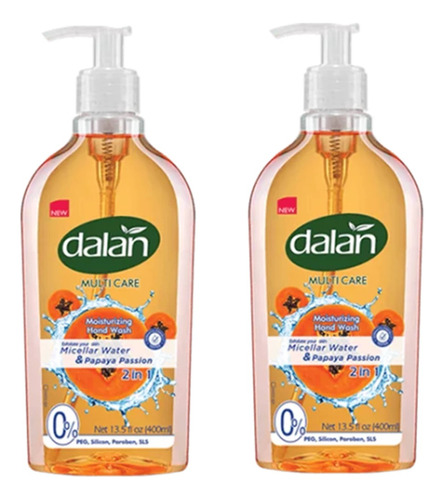 Dalan Liquido Micelar Pasion De Papaya 400 Ml Pack 2und