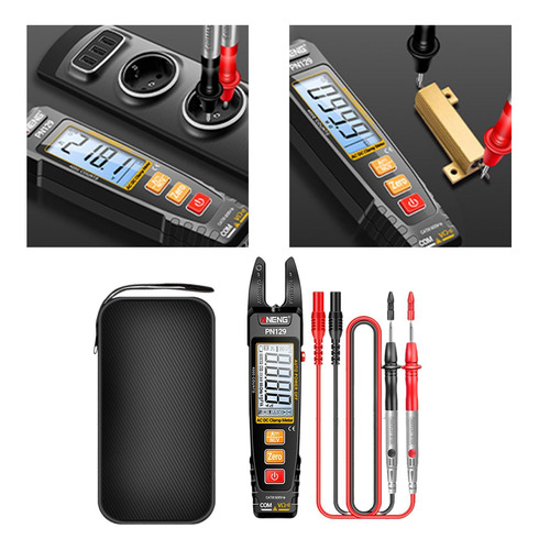 Pinza Amperimétrica Digital Pn129, Amperímetro De