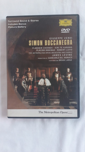 Opera, Dvd, Simon Bocanegra, Domingo, Te Kanawa, Usado