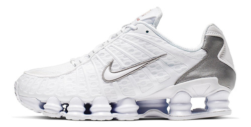 Zapatillas Nike Shox Tl White Metallic Silver Av3595-100   