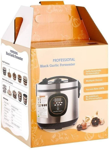Imagen 4 de 9 de Fermentador Automático Para Ajo Negro 6 Litros Capacidad