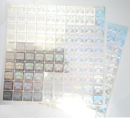 Pack 200 Sellos Holograficos Original Plata - Mitiendacl