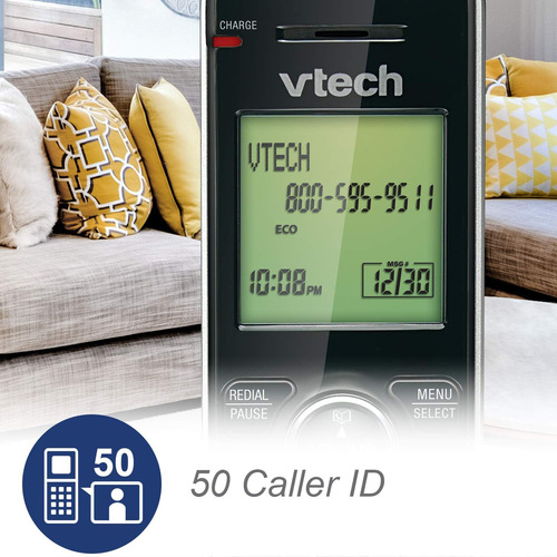Vtech Csdect 6.0 Teléfono De Línea Fija De 2 Maneras
