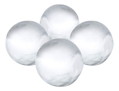 Cilio Molde Esfera Bola Para Hielo O Chocolate 4 Cavidades Color Gris