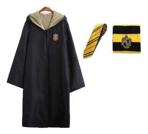 Disfraz De Harry Potter Niño Cosplay Capa Corbata Bufanda