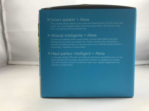 Amazon Echo Dot 4th Gen con asistente virtual Alexa charcoal 110V/240V