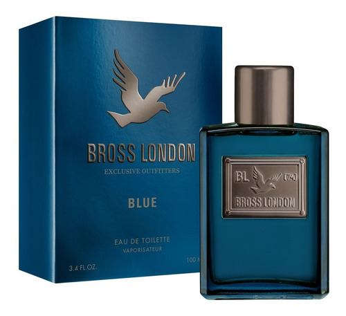  Perfume De Hombre Bross London Blue Edt X 100 Ml