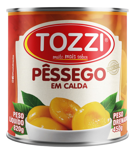 Pêssego Em Calda 450 G