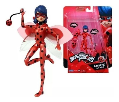 Playmates Miraculous Ladybug Paris Wings Figura Muñeco