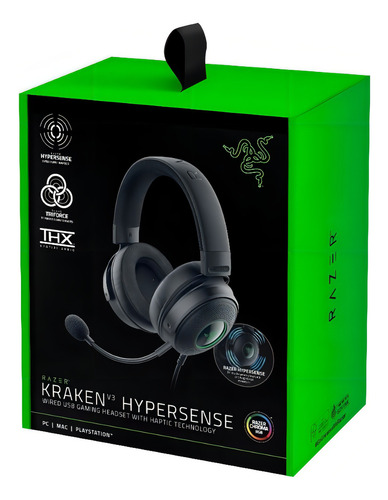 Razer Kraken V3 Hypersense Auriculares Usb Hápticos Thx Cuot