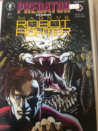 Comic Predator Vs Magnus Robot Fighter #1. Nov 1992.