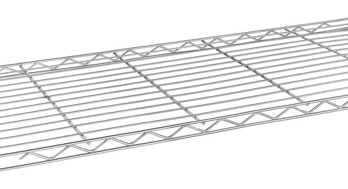 Estantería Apilable De Whitmor, Amplia, Cromada