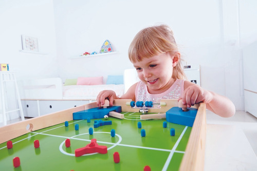 Imagen 3 de 6 de Mesa De Futbol Pinball Para Niños Niñas En Madera Juguete