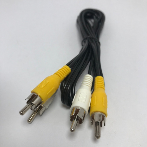 Imagen 2 de 5 de Cable 1,5 Metros Rca Rca De Audio / Video Mono Macho
