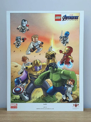 Poster Exclusivo Lego Vip Original Avengers Endgame